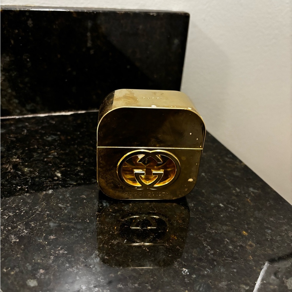 Gucci Gold Metal Compact Case